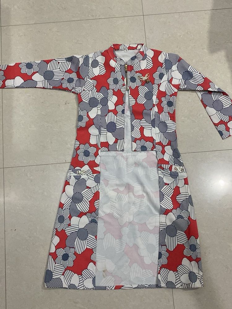 Retro Floral Print Dress