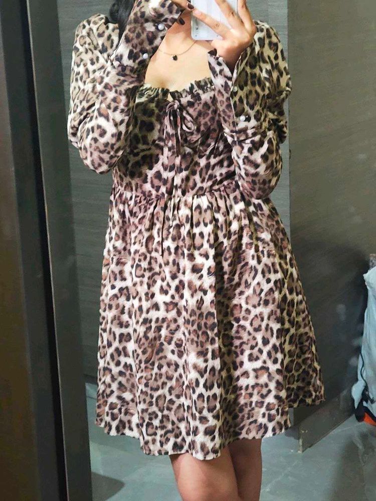 Leopard Print Dress