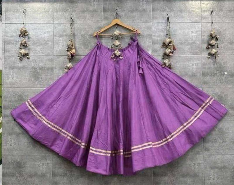 Purple Ethnic Skirt