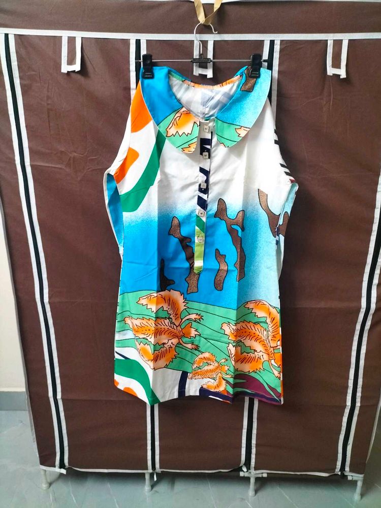 Abstract Print One Piece