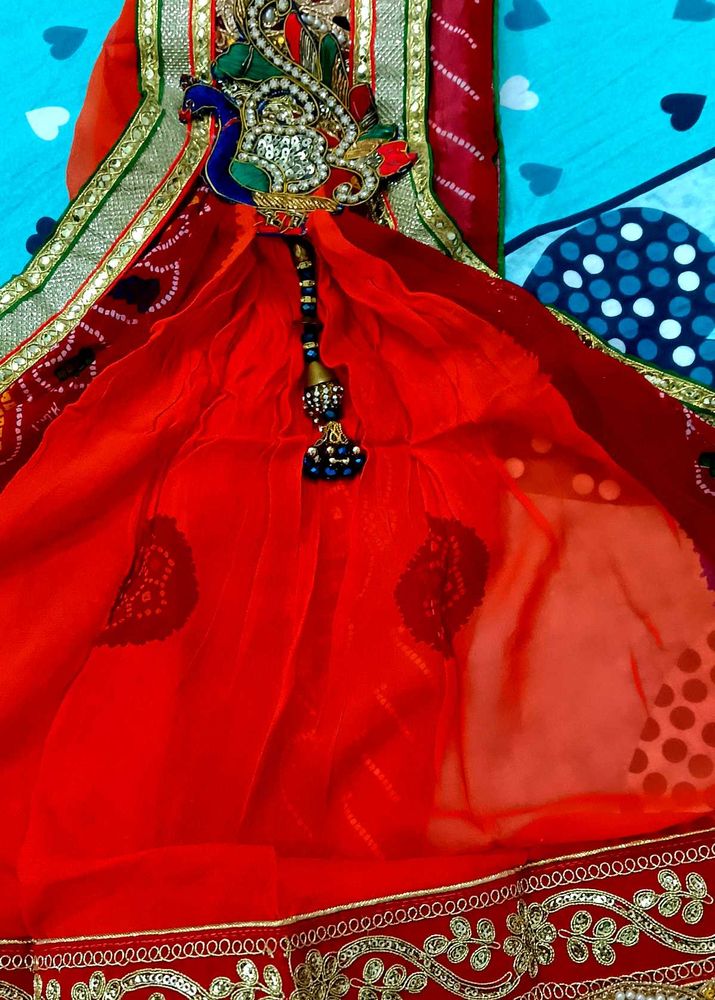 Rajasthani pila dupatta