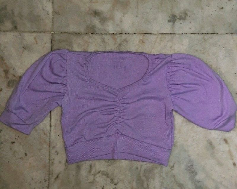 Crop Blouse Top💜