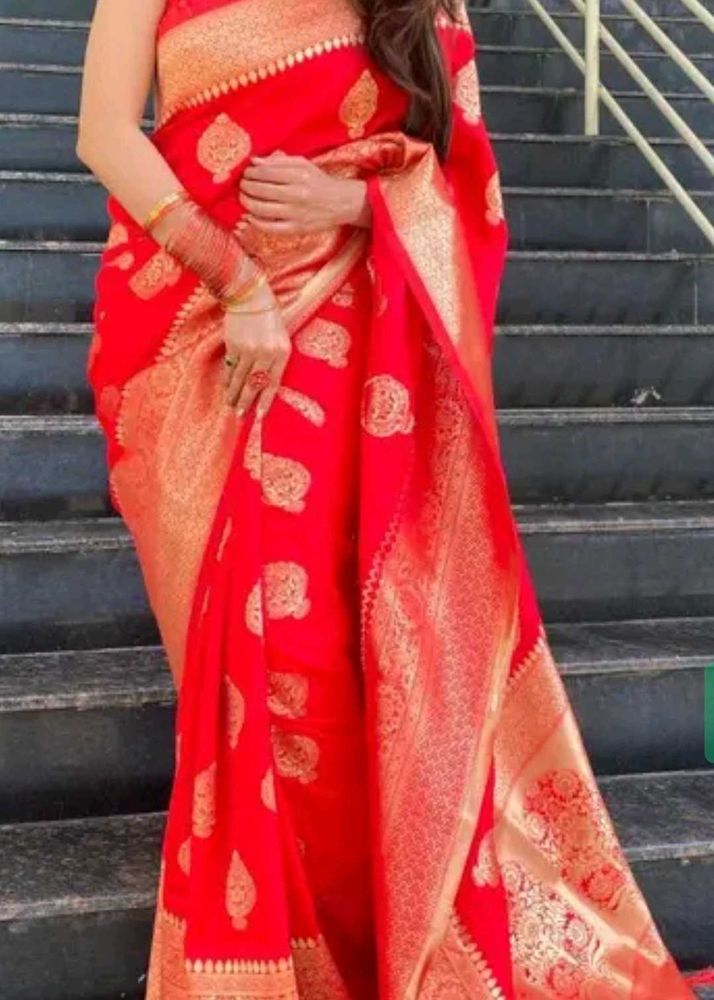 ♥️  without tags new banarasi silk saree ♥️