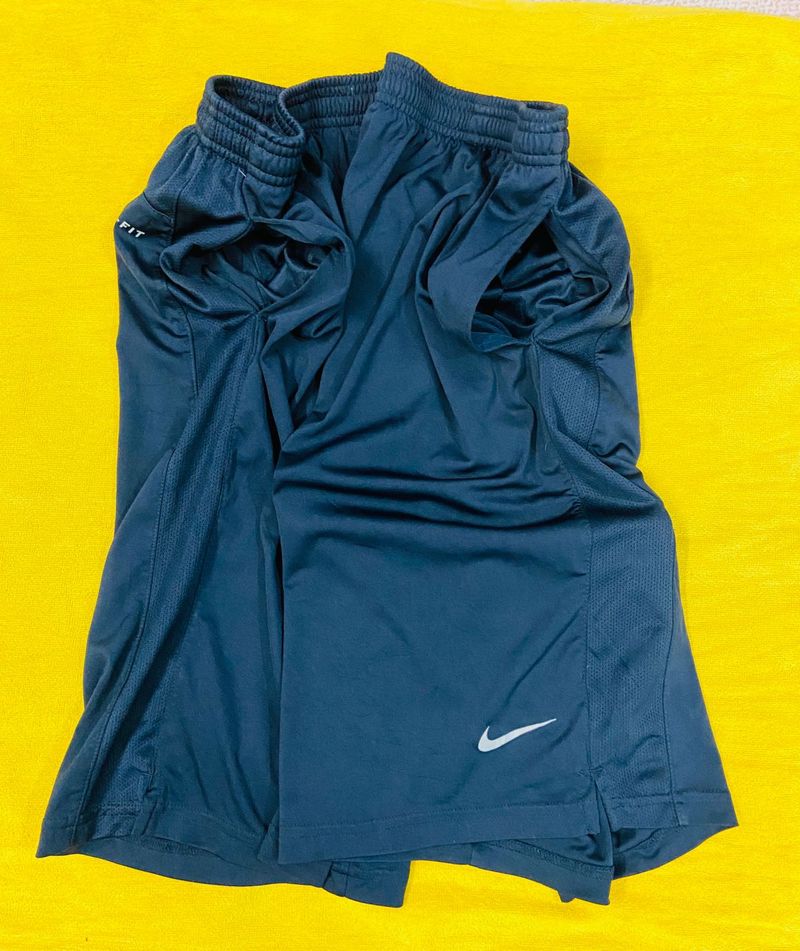 Nike Boys Dri Fit Navy Shorts