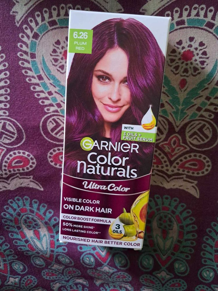 Garnier Color Naturals Hair Colour 6.26 Plum Red