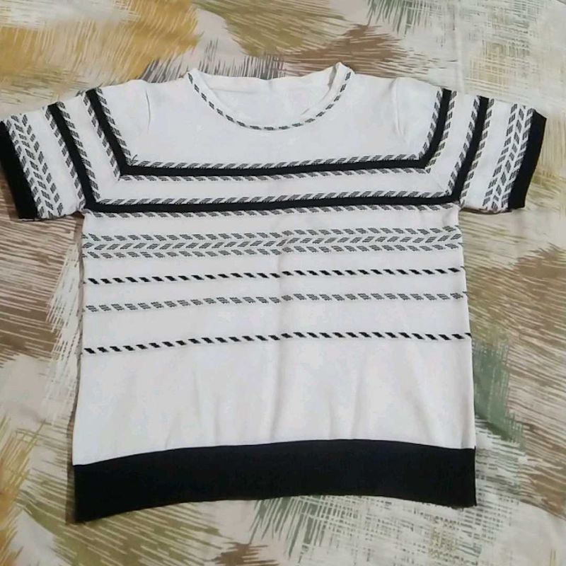 Striped Black and White T-Shirt