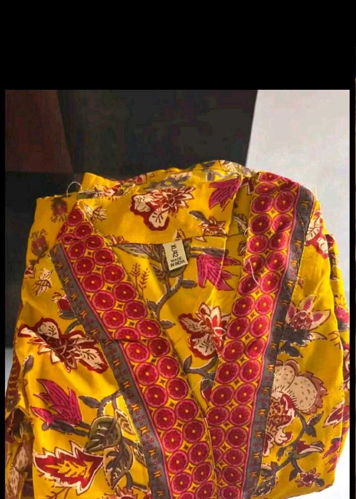 Floral Print Kurta