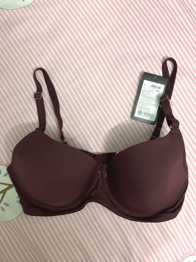 Burgundy Bra
