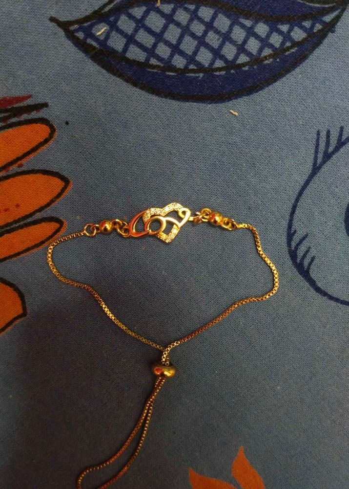 Gold Heart Bracelet