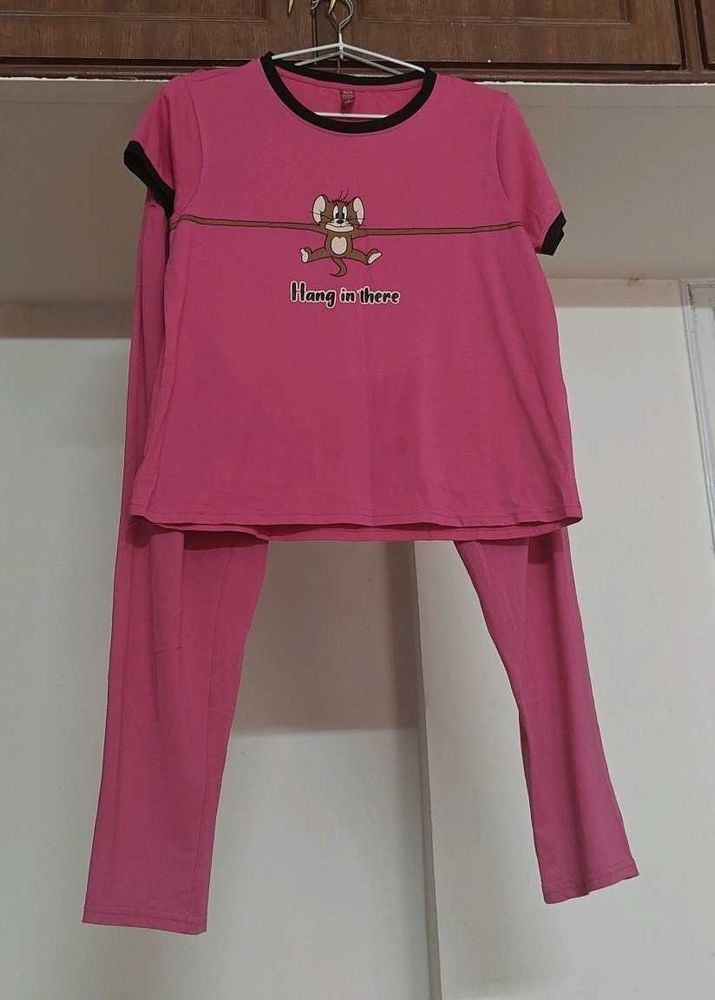 Cute Pink Pajama Set
