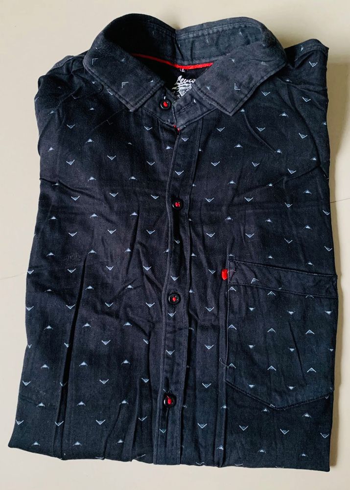 Stylish Black Printed Shirt