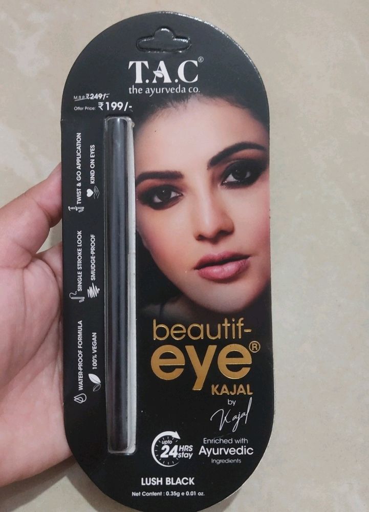 Combo Of T.A.C Kajal And  Loreal Paris Sheetmask