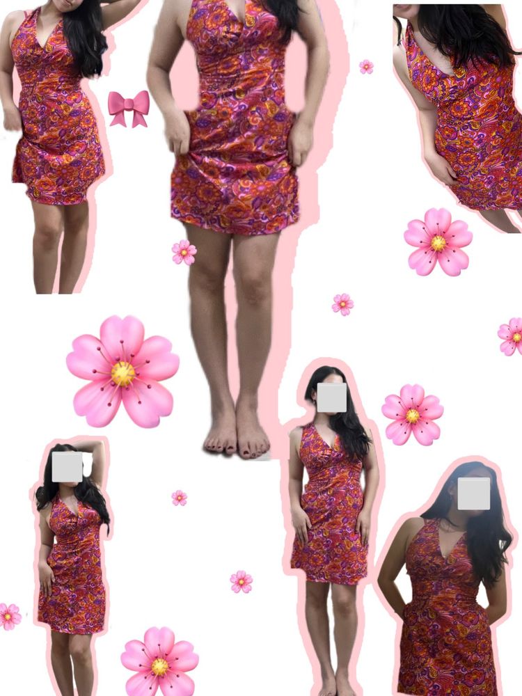 Halter Neck Dress🌸