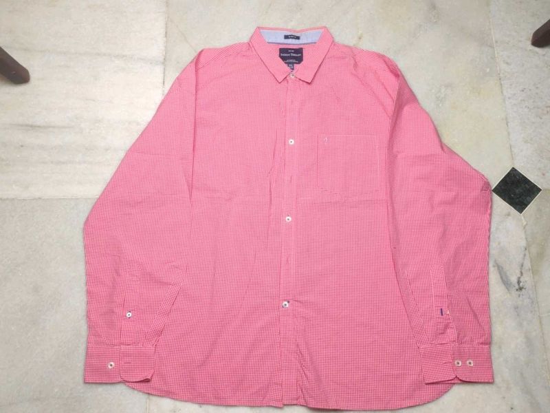 Indian Terrain Salmon Oxford Shirt