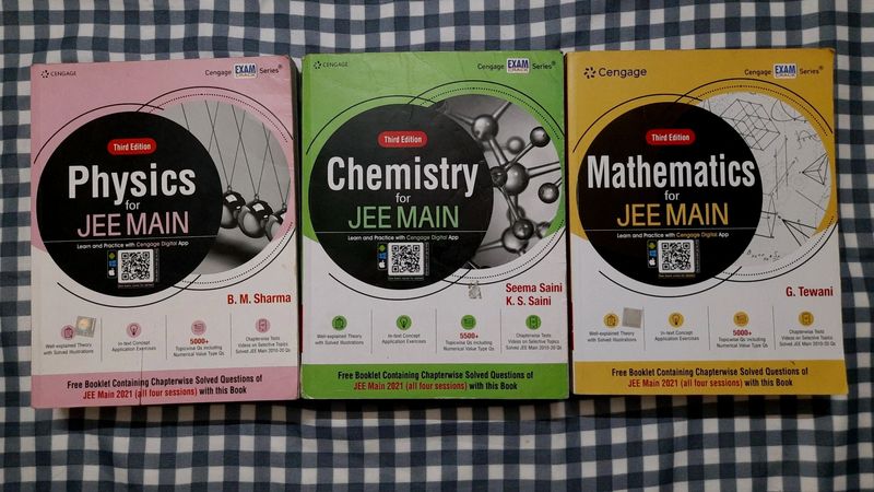 Cengage Set Of 3 Books For Jee Main And Advance