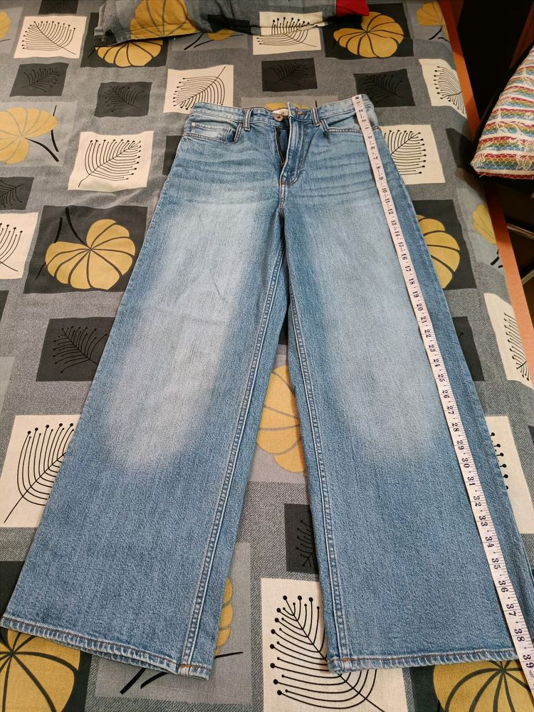 H&amp;M Wide leg jeans 🤍