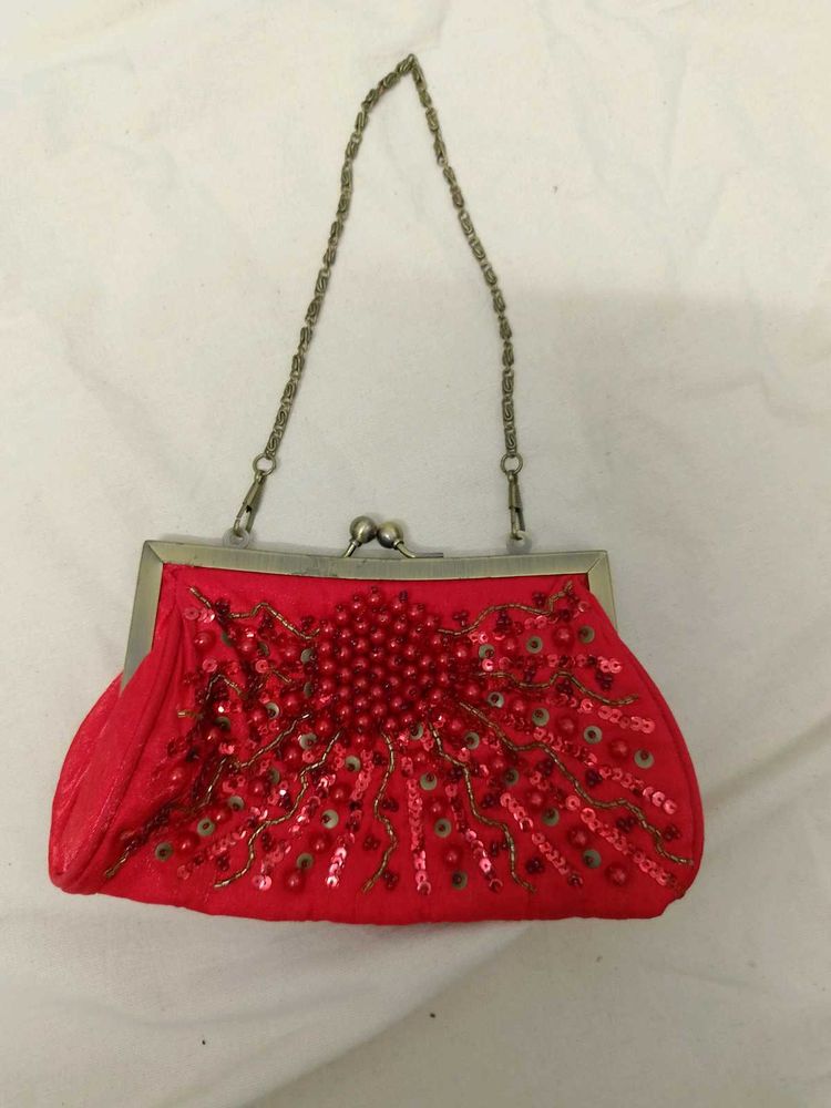 vintage Embellished Clutch