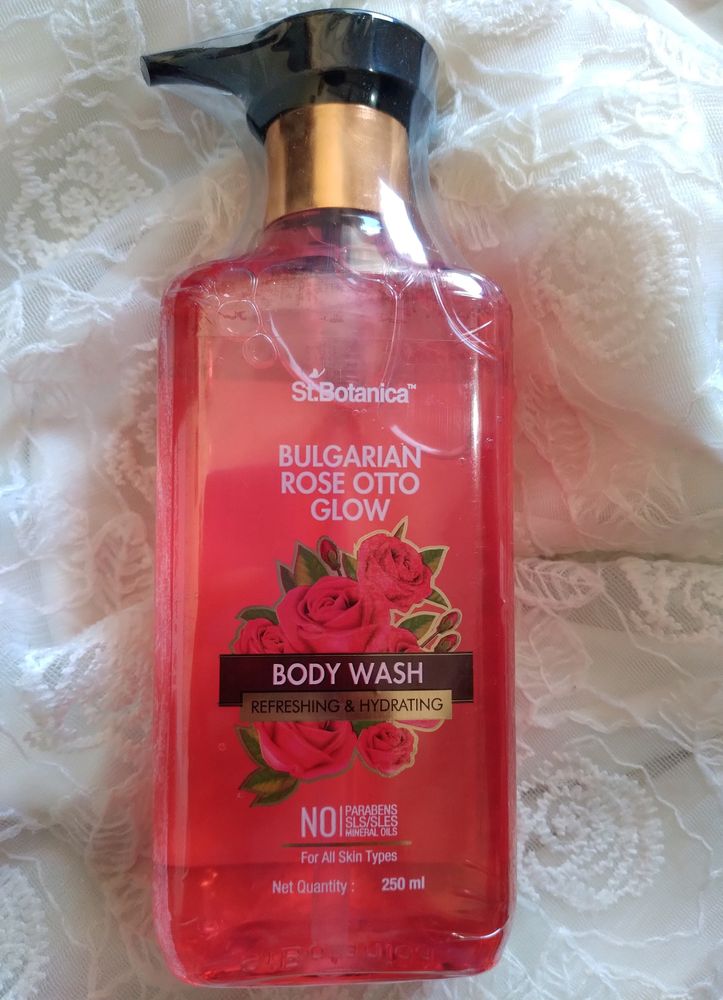 St.Botanica:BULGARIAN ROSE OTTO GLOW BODY WASH