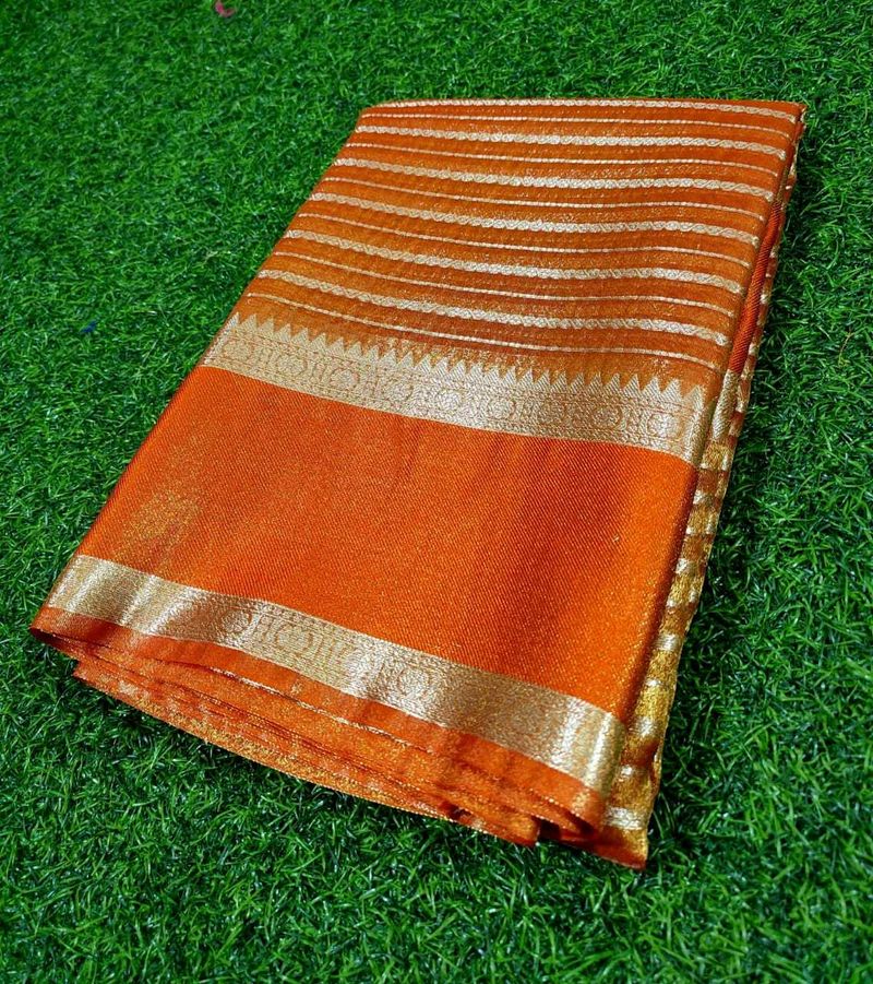 Elegant Orange Saree