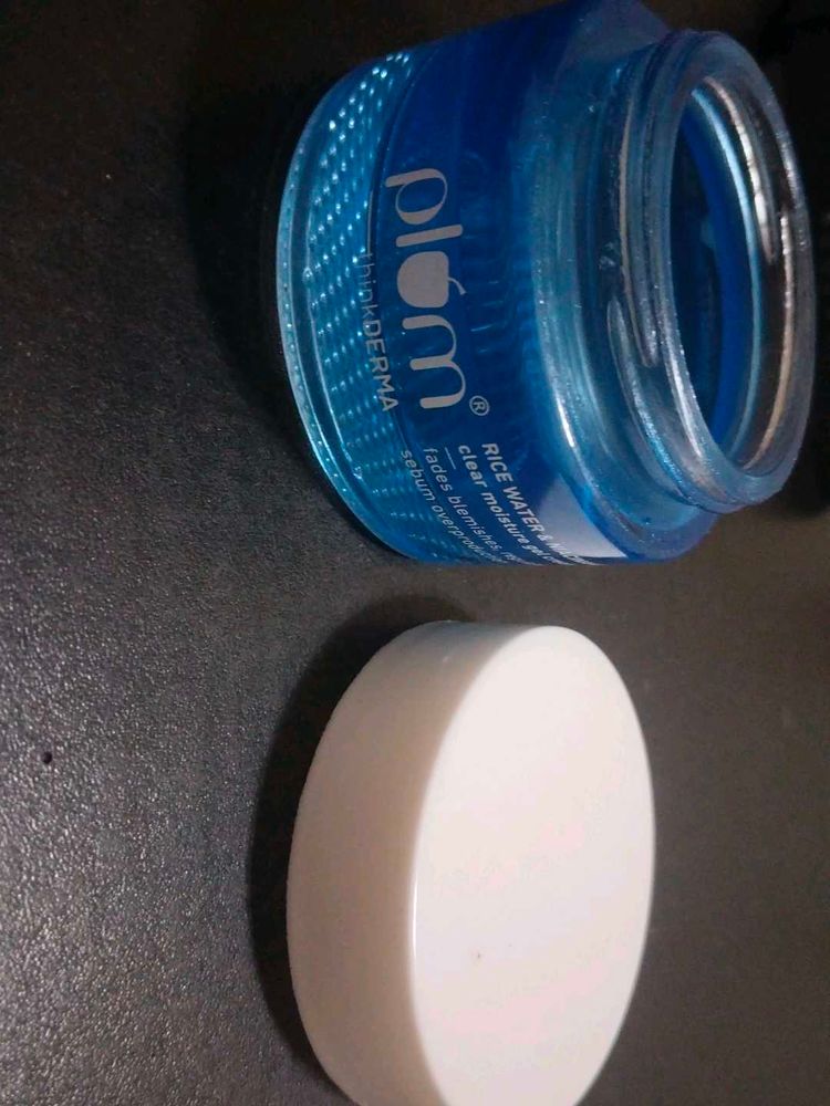 Empty Jar of Plum Rice Water Oil-Free Moisturizer