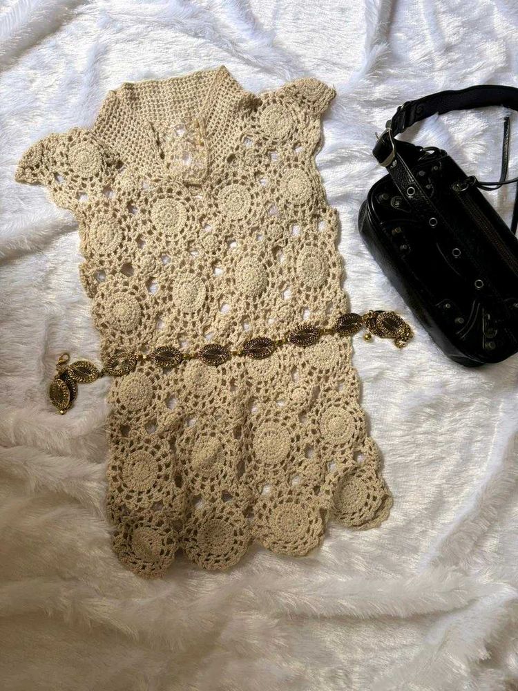 Crochet cute Mini top 🍁