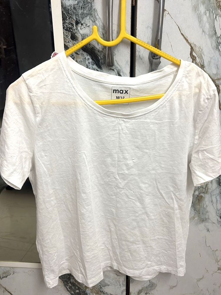 White MAX Basic T-Shirt