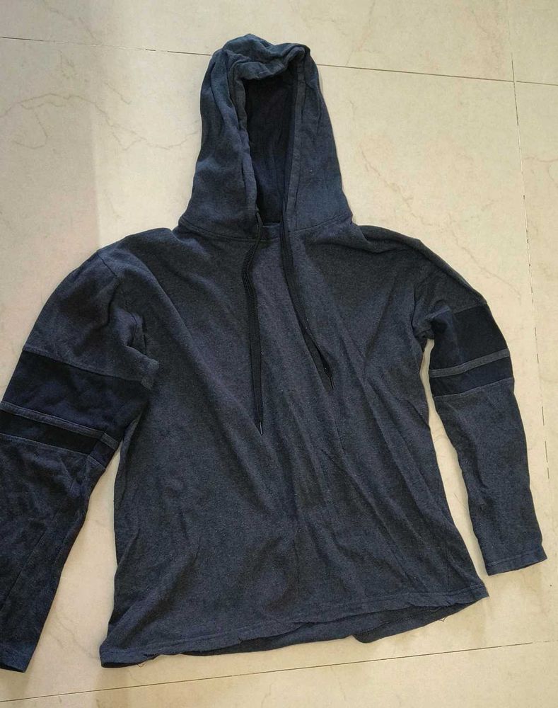 Stylish Dark Grey Hoodie