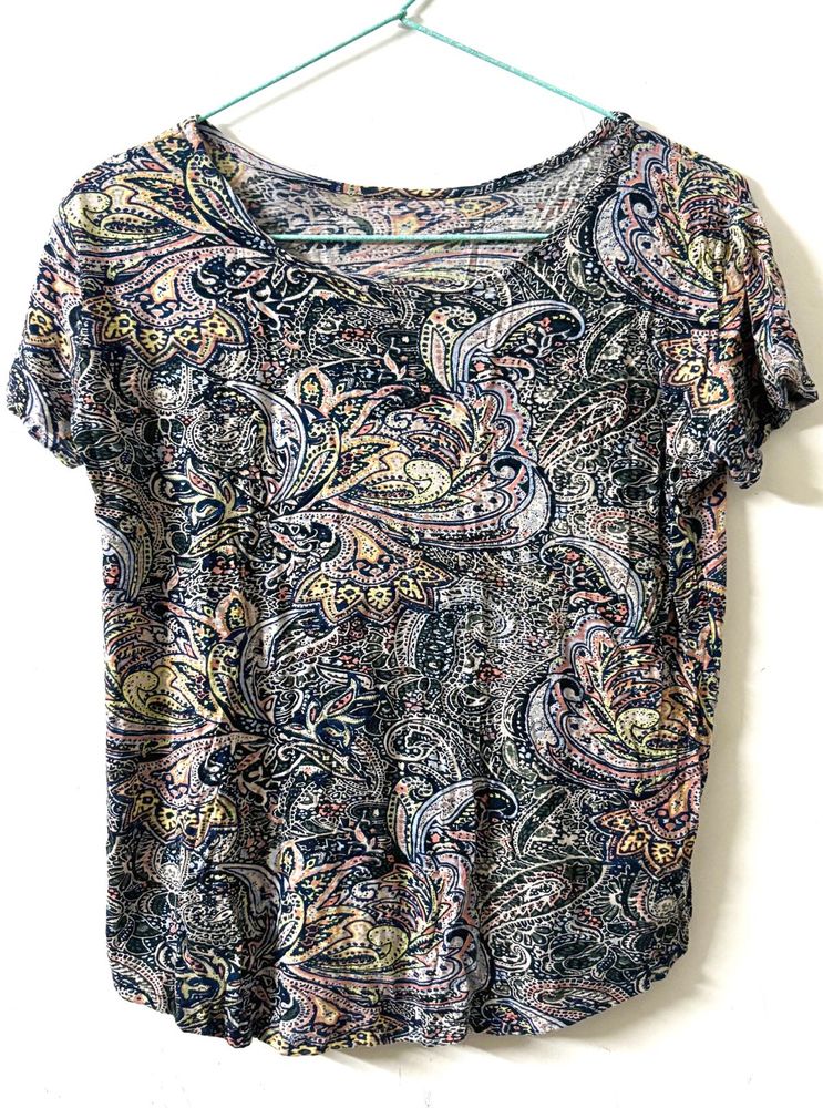 Multicoloured Printed T Shirt