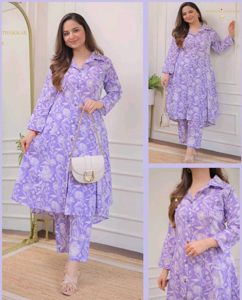 5XL Cotton Co-ord Set