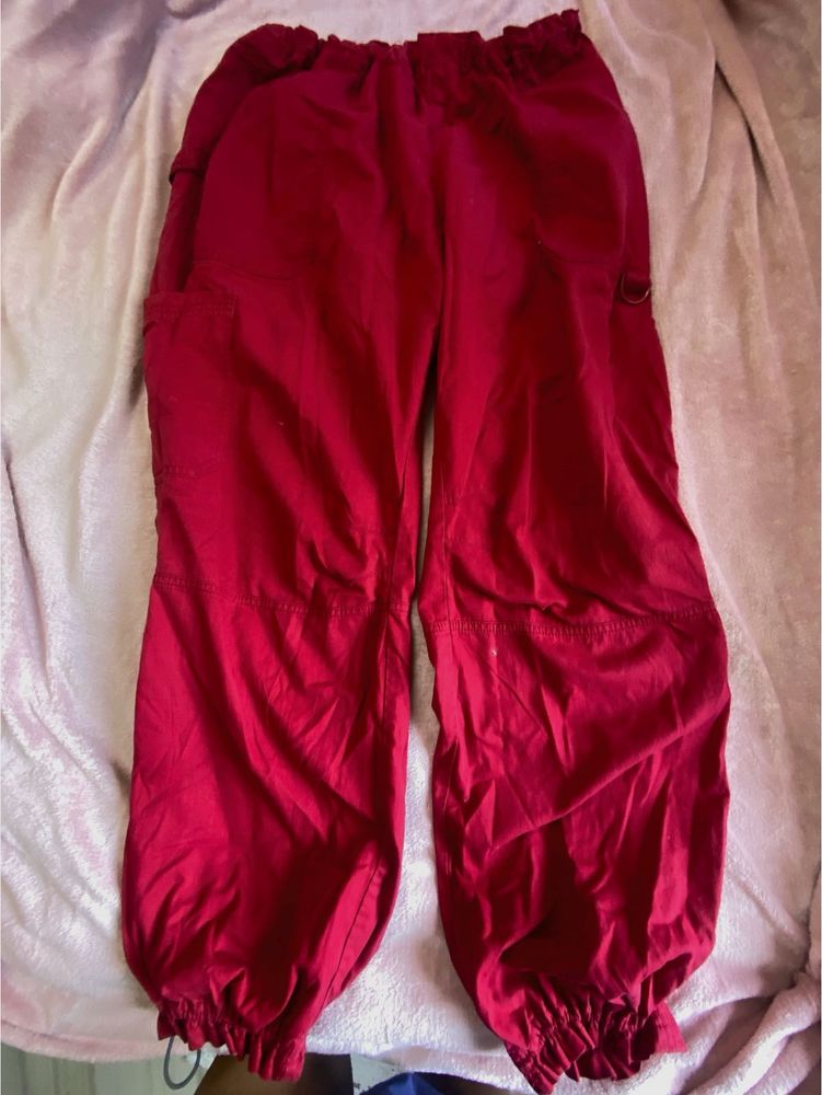 Red Cargo Pants