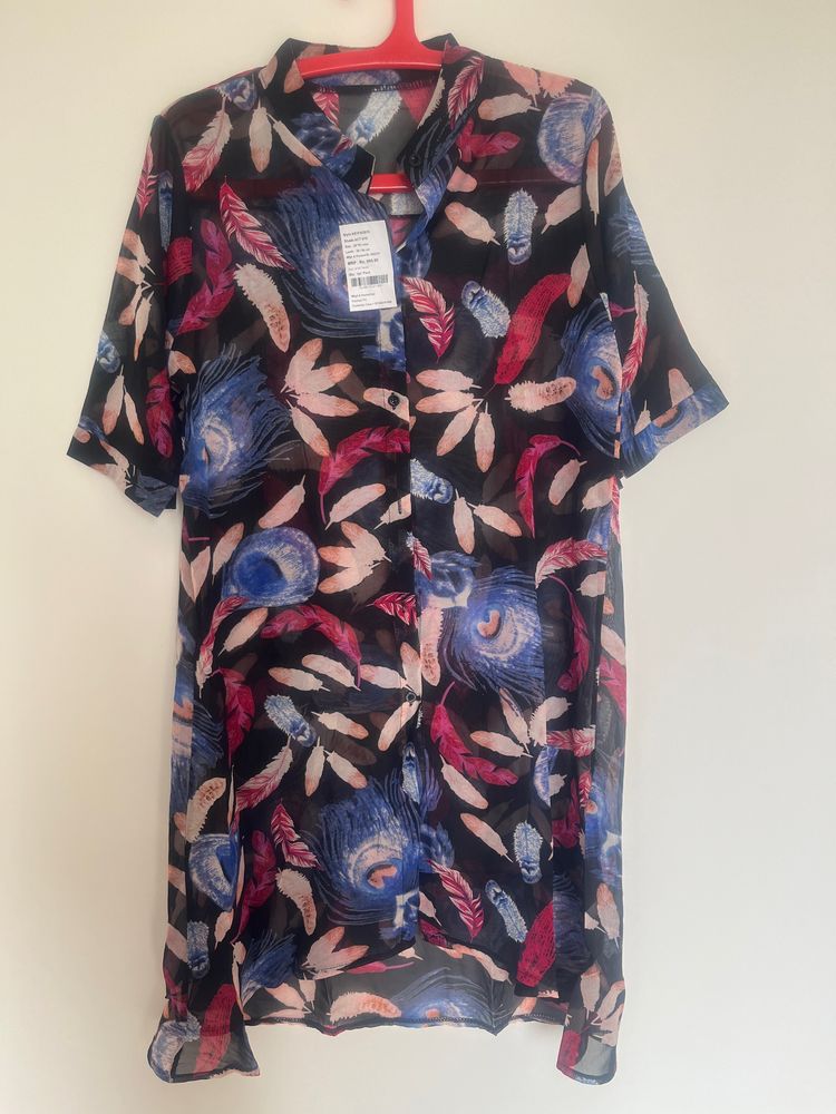 Mini Shirt Dress - XL/L