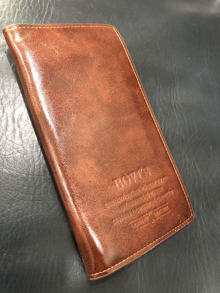 BOVIS Brown Leather Wallet