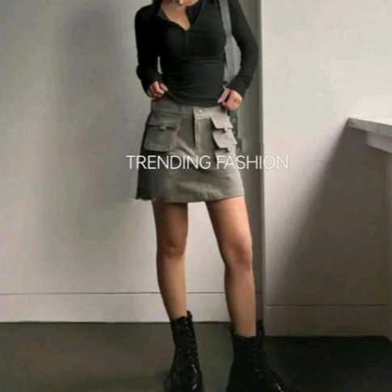 Cargo Mini Skirt