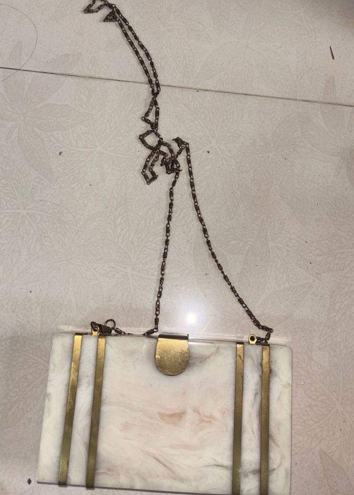 Vintage Marble Clutch