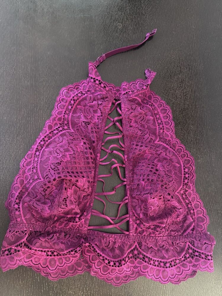 Purple Lace Bralette