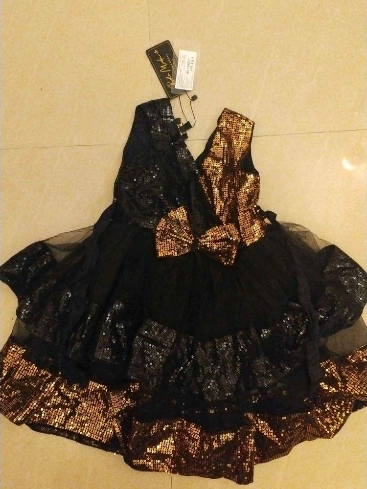 Heavy Party Dress For Girl Kid