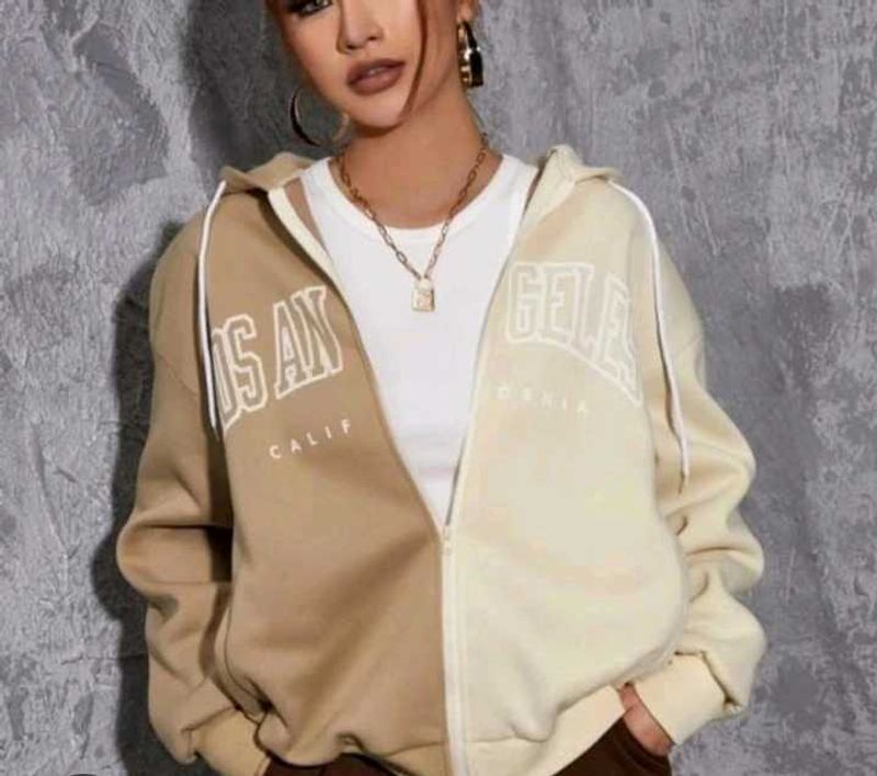 Two-Tone LA Zip Hoodie