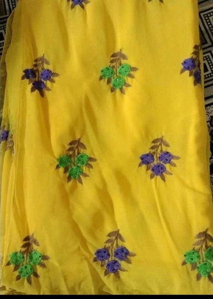 Yellow Saree