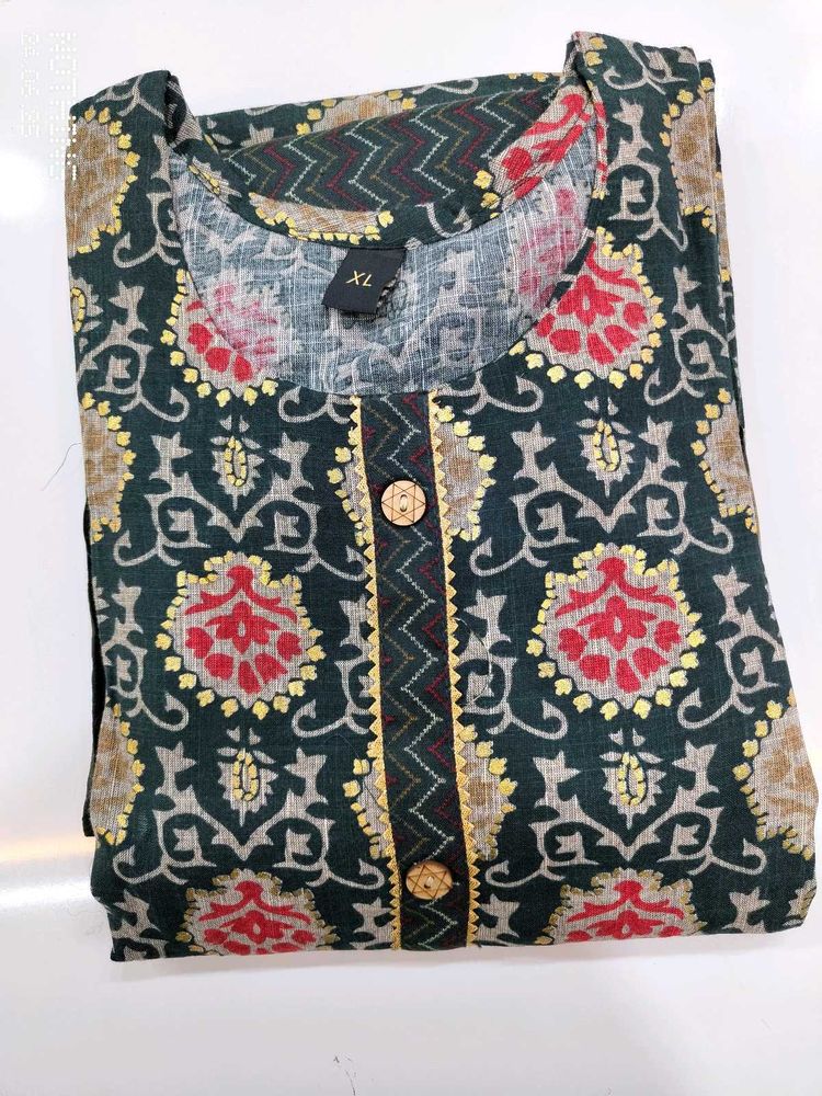 3 Pis Rayon Kurti Set Fro Sale Price All Sizes Ava