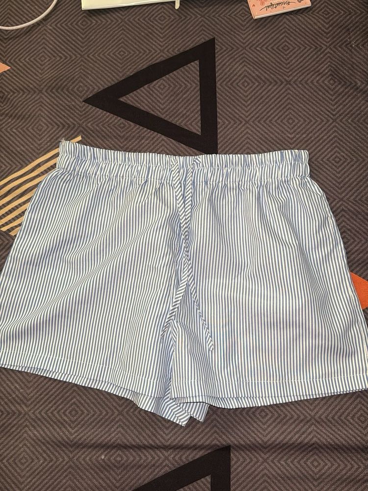 Striped Lounge Shorts