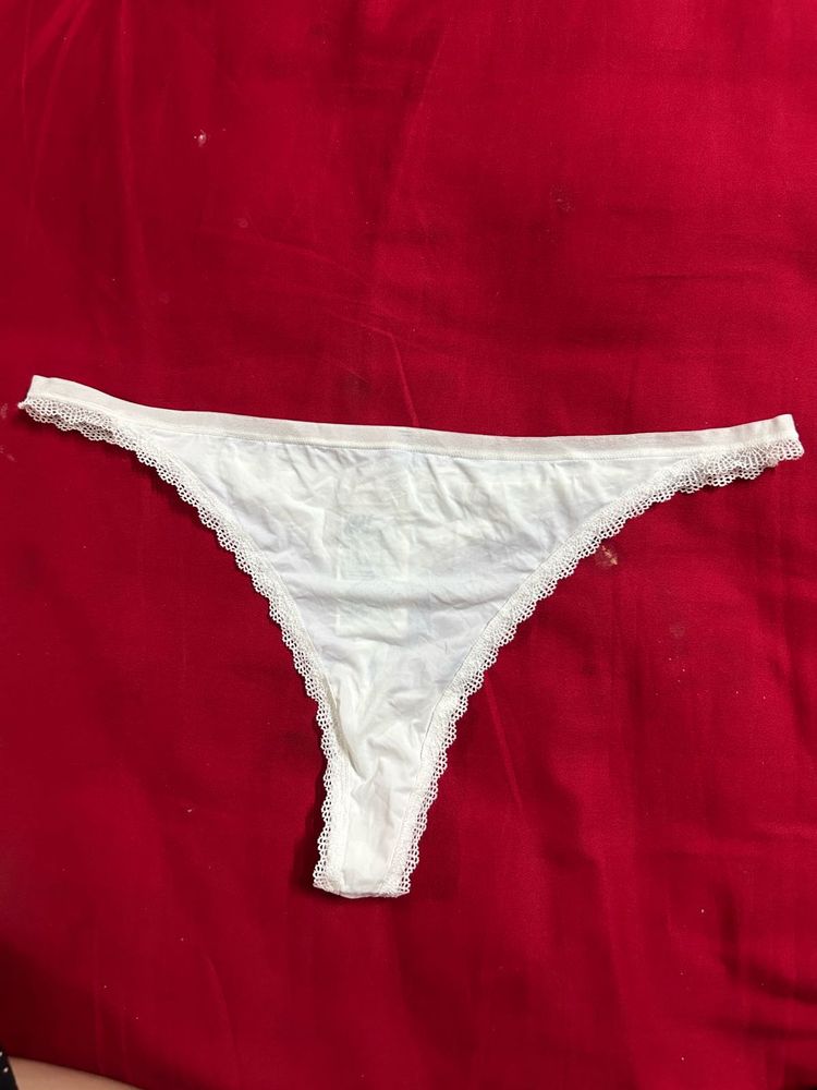 Lace Trim Thong