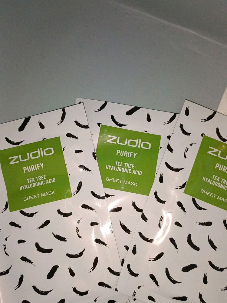 Zudio Tea Tree &amp; HyalauryAcid Sheet Mask