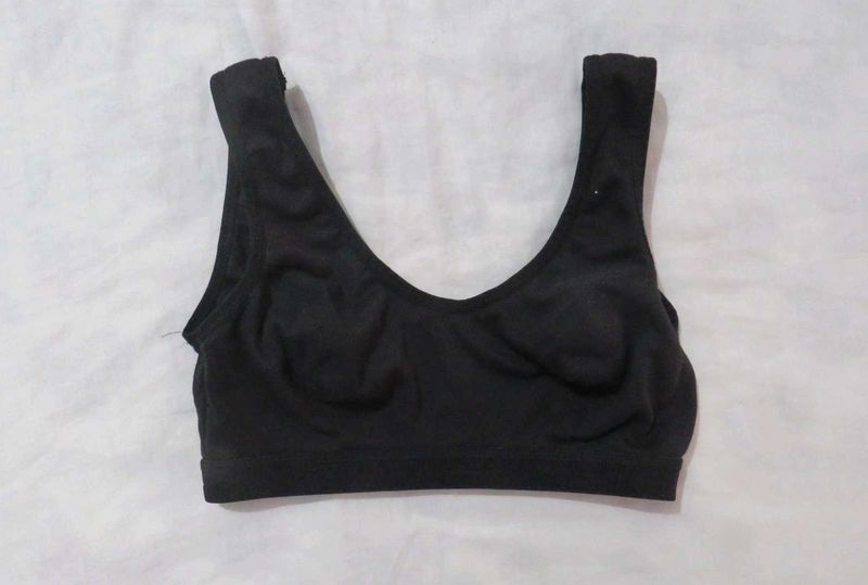 Comfortable Black Sports Bra