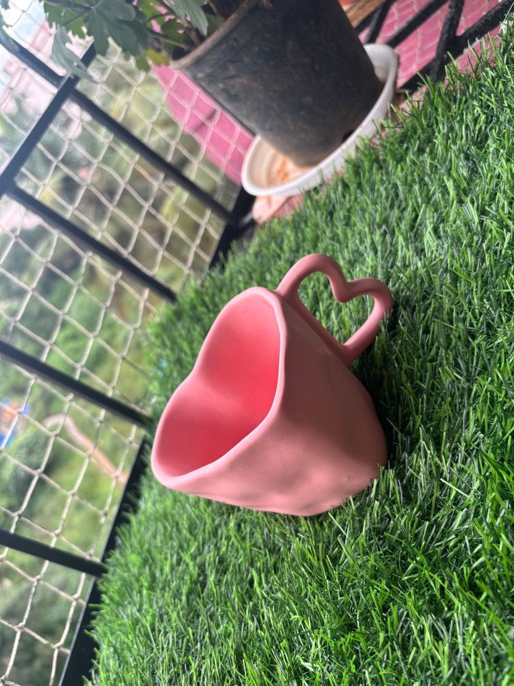 Pink Heart Mug