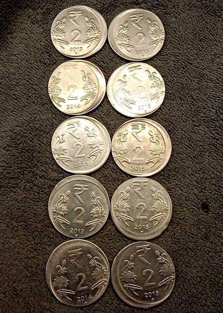 ₹2 Shift Error Coins ( 10 Pcs)