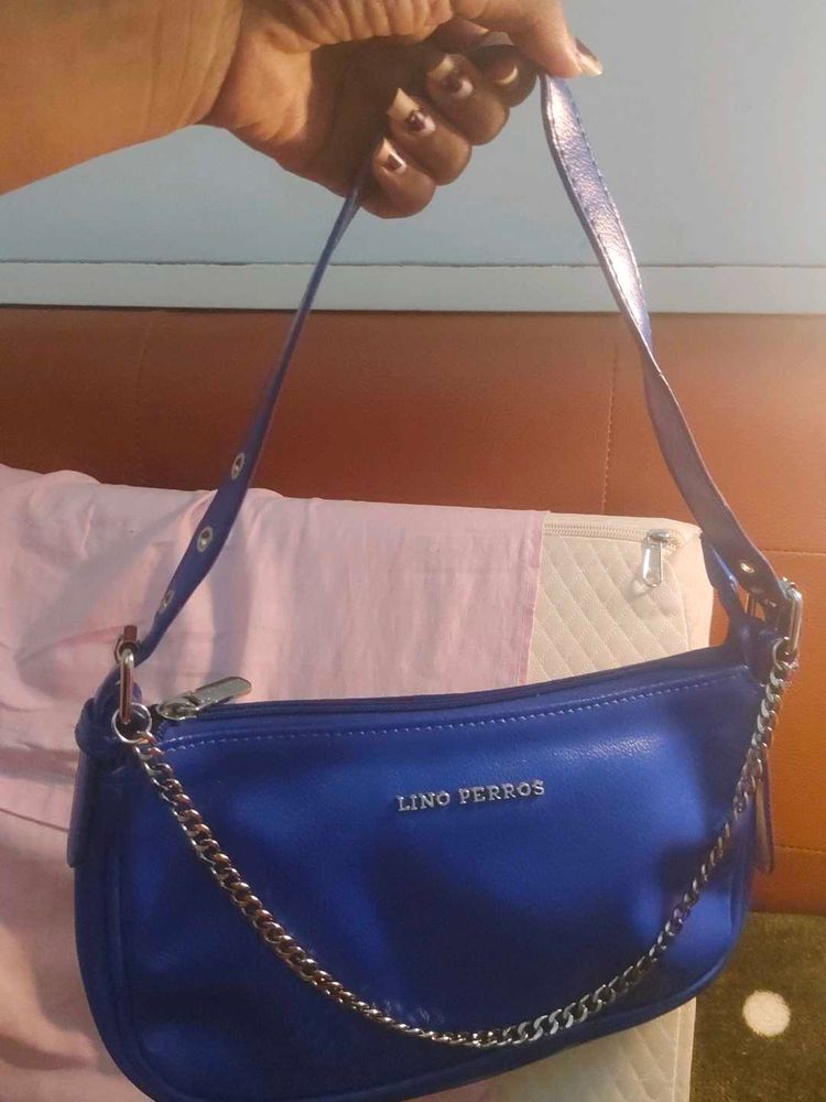 Lino Perros Blue Shoulder Bag