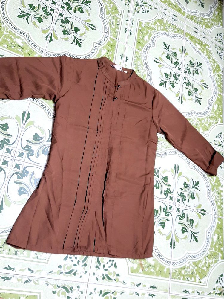 Brown Women Top |  With Collor