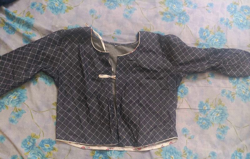 Quilted Shrug With Free Stole