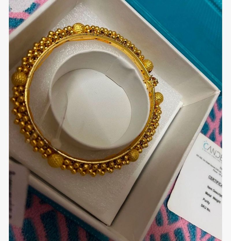 Candere Gold Openable Bracelet