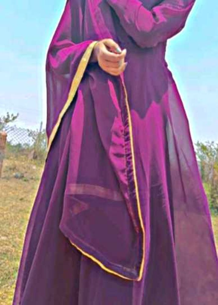 Elegant Purple long gown ...💗